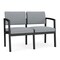 Lesro Lenox 2 Seat Tandem Seating W/ No Center Arm, 43.5 in W 24.5 in L 32 in H LS2101 - alternate 1